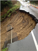 Damaged Road from Storm