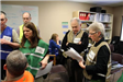 Distant Tsunami Exercise - Employees Having a Discussion