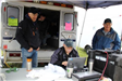 People Behind an Ambulance