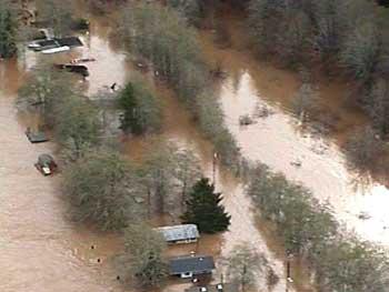 Neighborhood Underwater from Flooding 6
