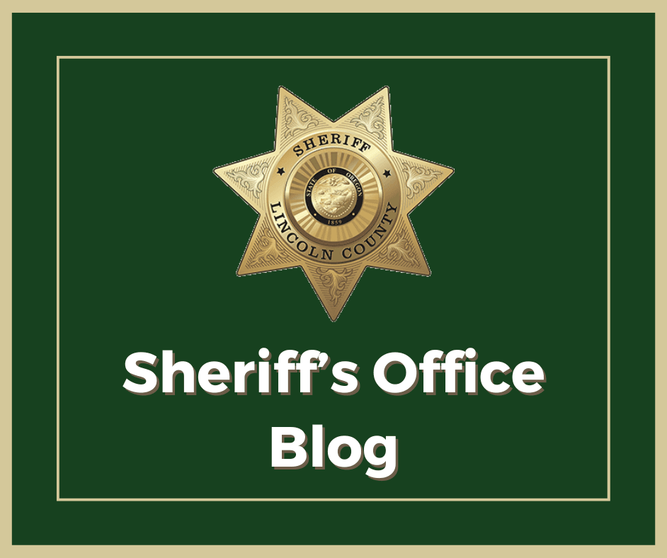 Text reads: Sheriff's Office Blog. Sheriff's Office Logo