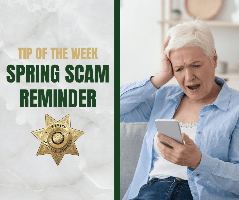 Tip of the Week Images - Spring Scam Reminder