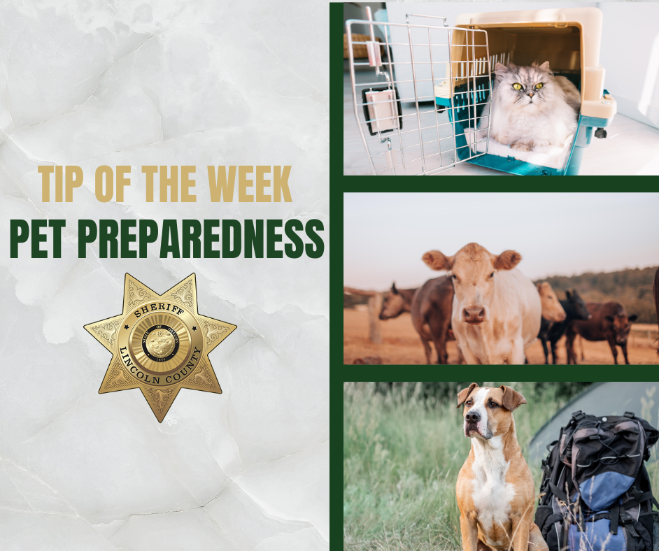 Tip of the Week Images - Pet Preparedness