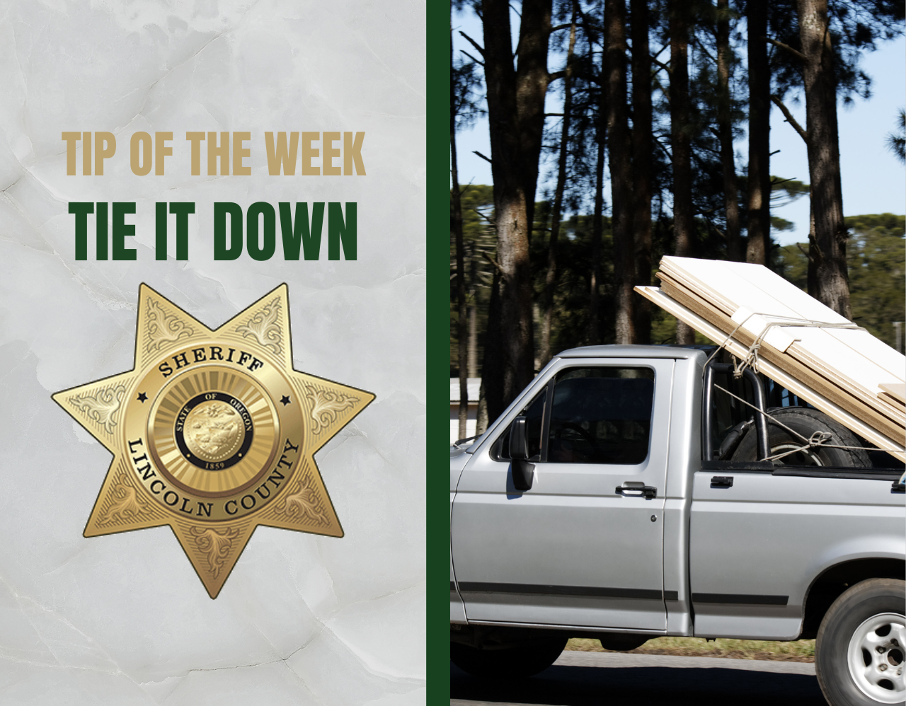 Tip of the Week - Tie it Down