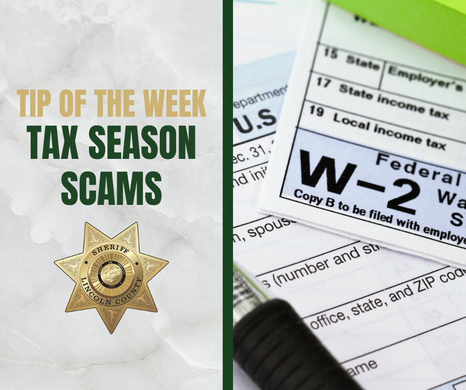 Tip of the Week Images - Tax Season Scams