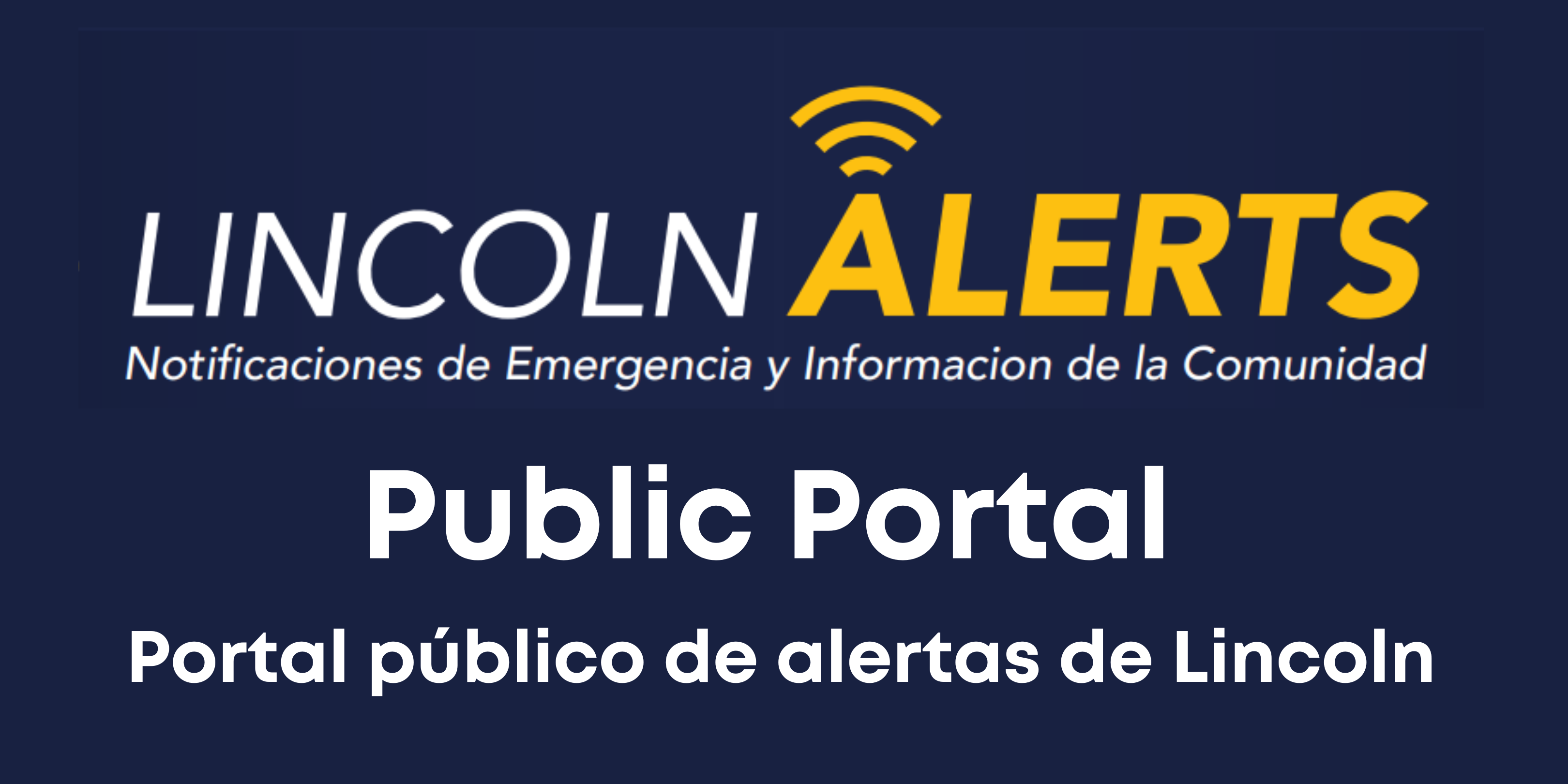 Lincoln Alerts Banner