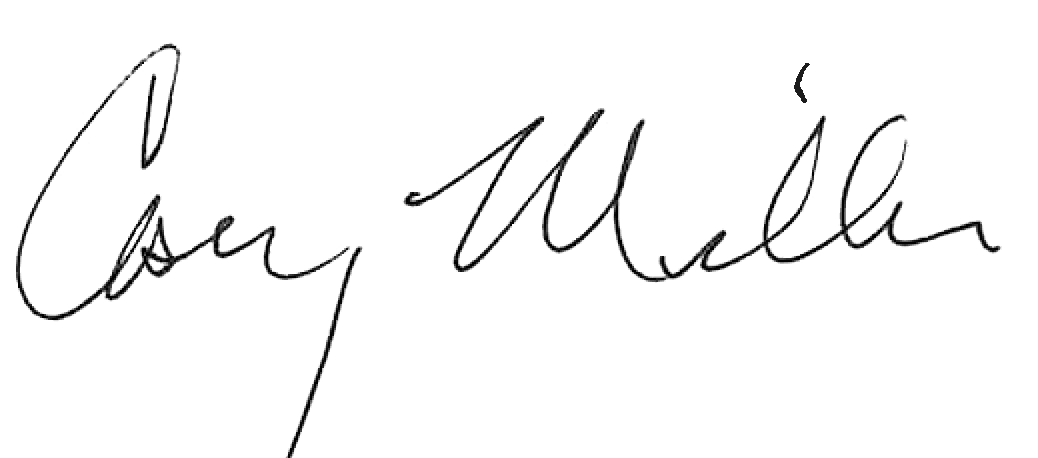 Casey Miller Signature 
