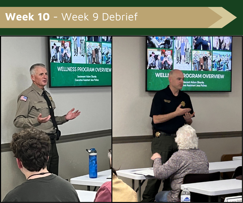 Week 10 - Week 9 Debrief
