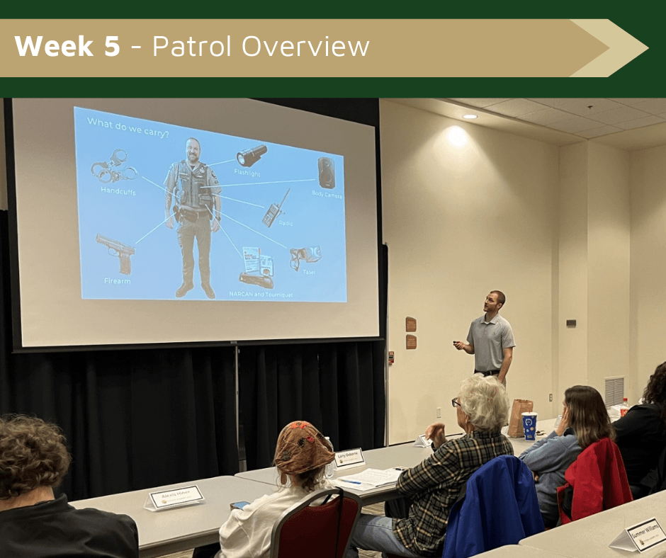 Week 5 - Patrol Overview