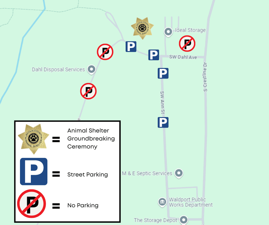Animal Shelter Groundbreaking Map